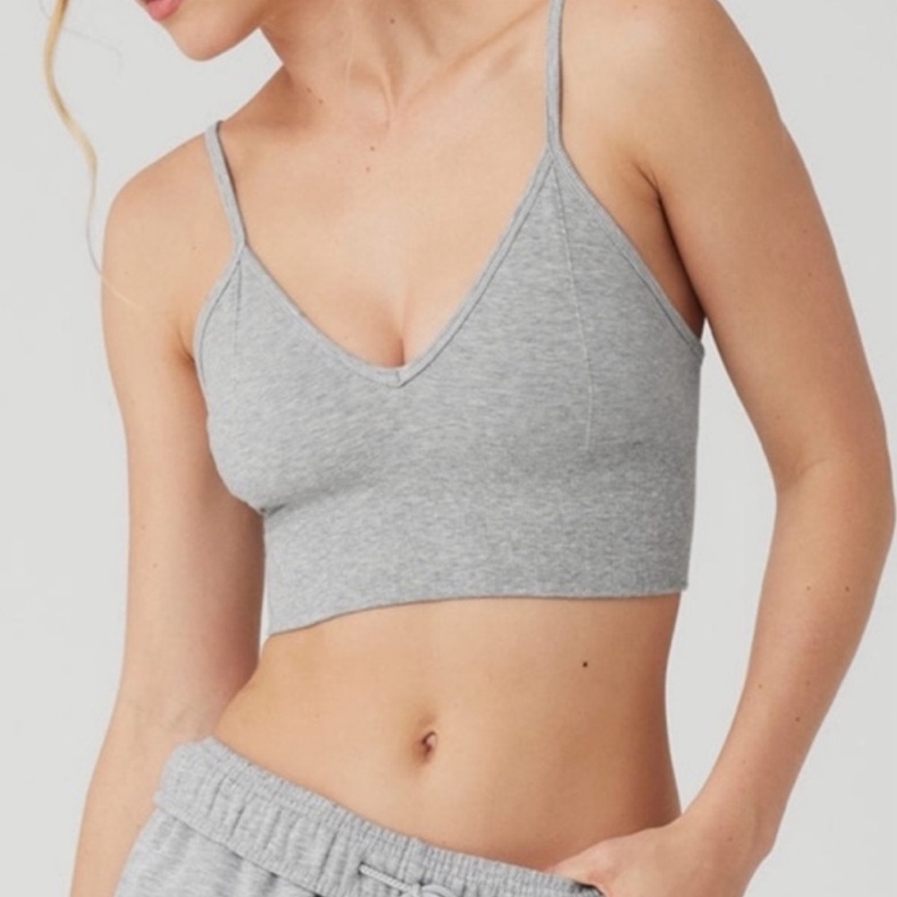 ALO Yoga Light Gray Bralette